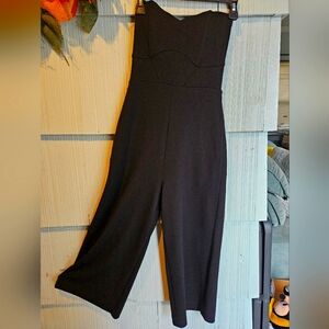 Strapless jumpsuit one piece